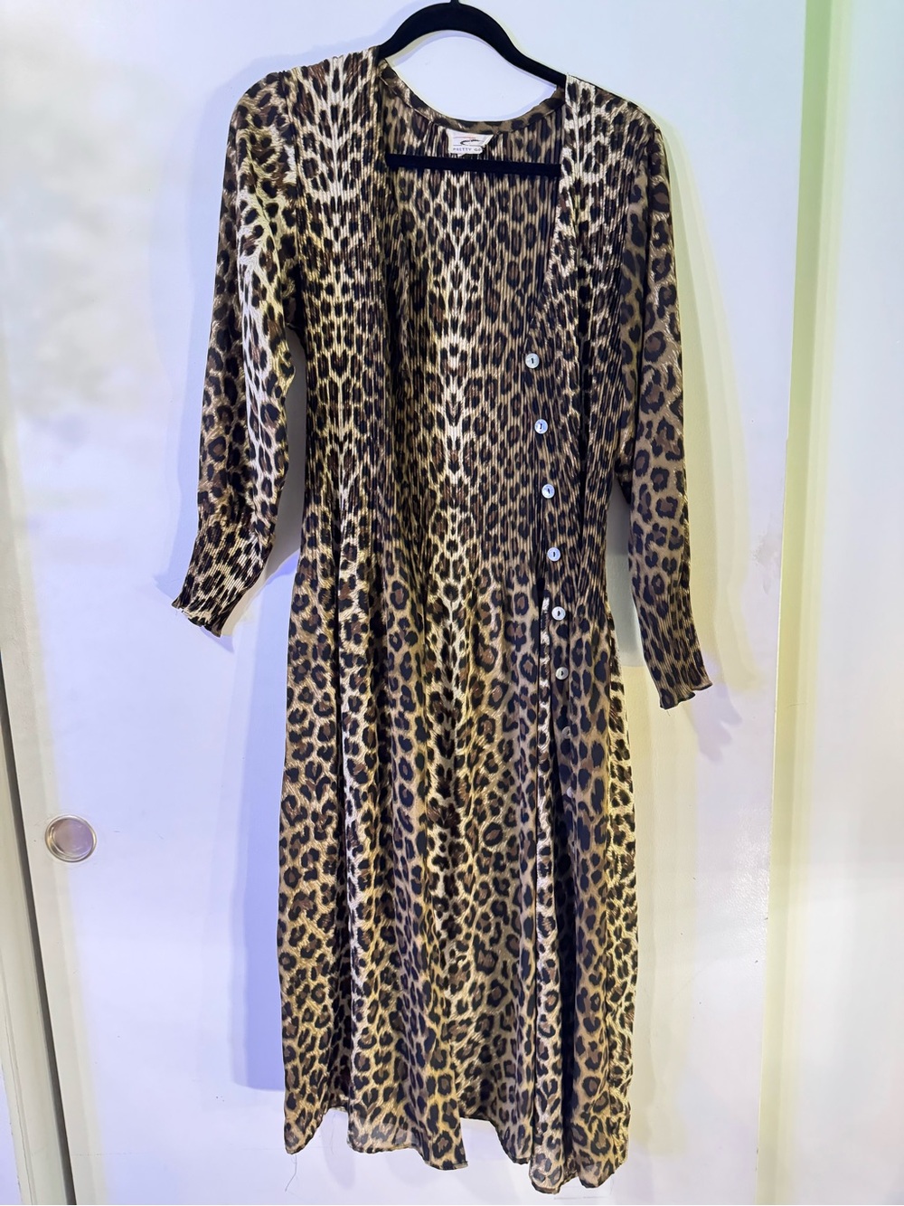 Pretty Good Leopard-Print Midi Dress - Brown & Black